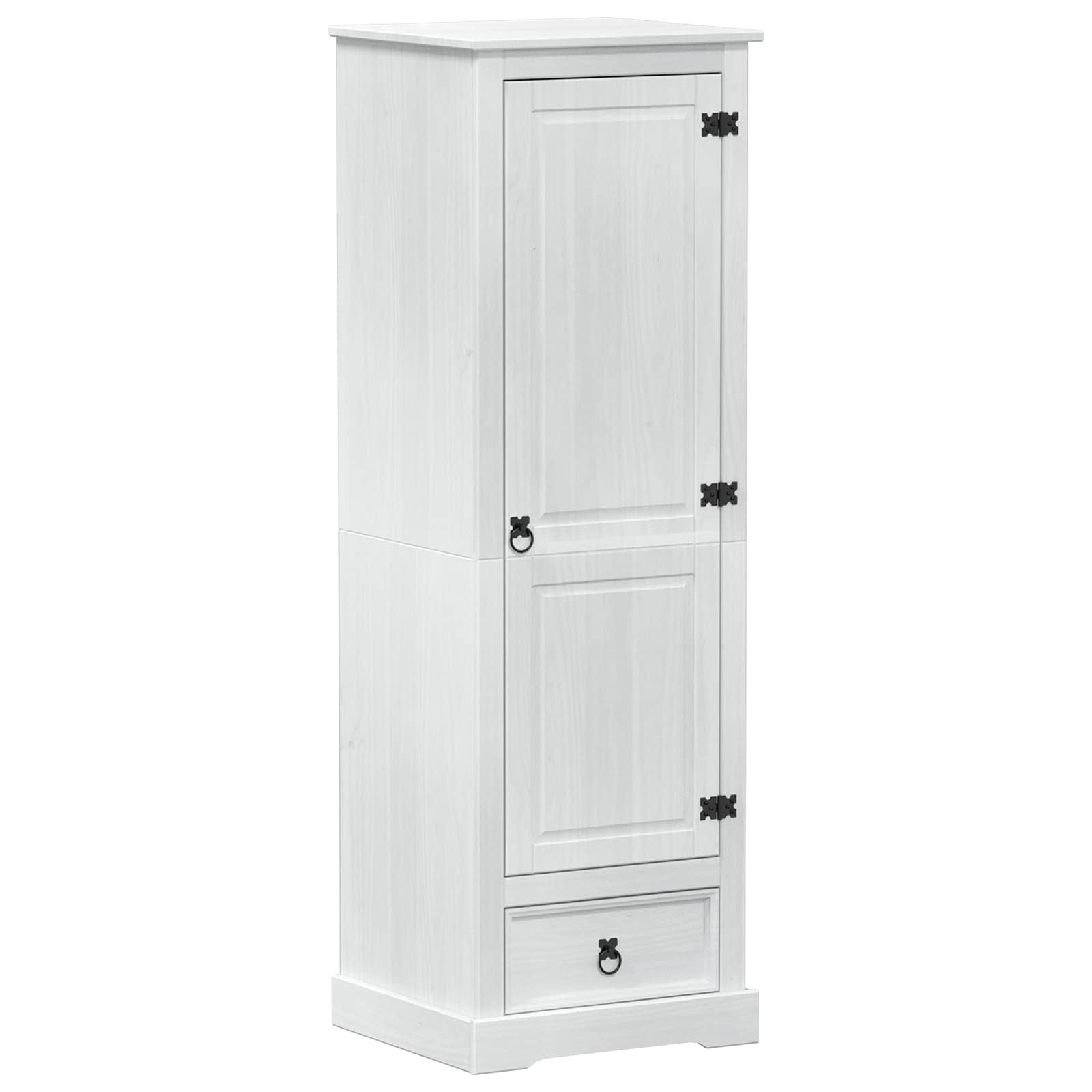 vidaXL Wardrobes White 55 x 50 x 170 cm Solid Pine Wood 2