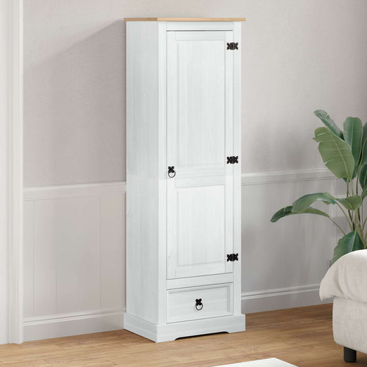 vidaXL Wardrobes White 55 x 38 x 170 cm Solid Pine Wood 1