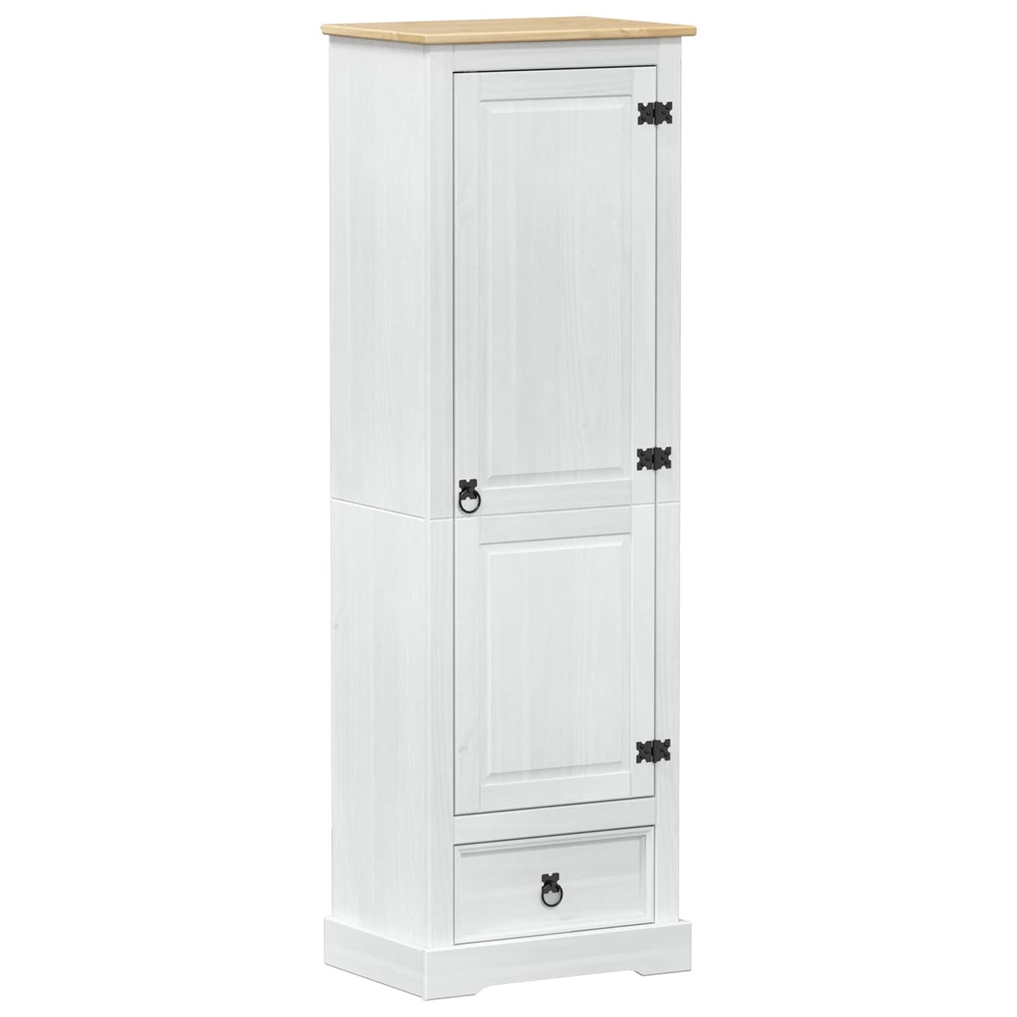 vidaXL Wardrobes White 55 x 38 x 170 cm Solid Pine Wood 2