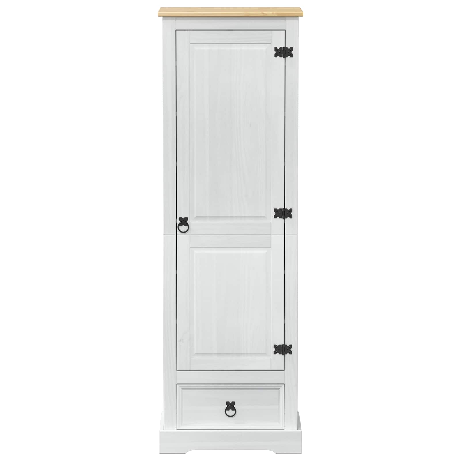 vidaXL Wardrobes White 55 x 38 x 170 cm Solid Pine Wood 4