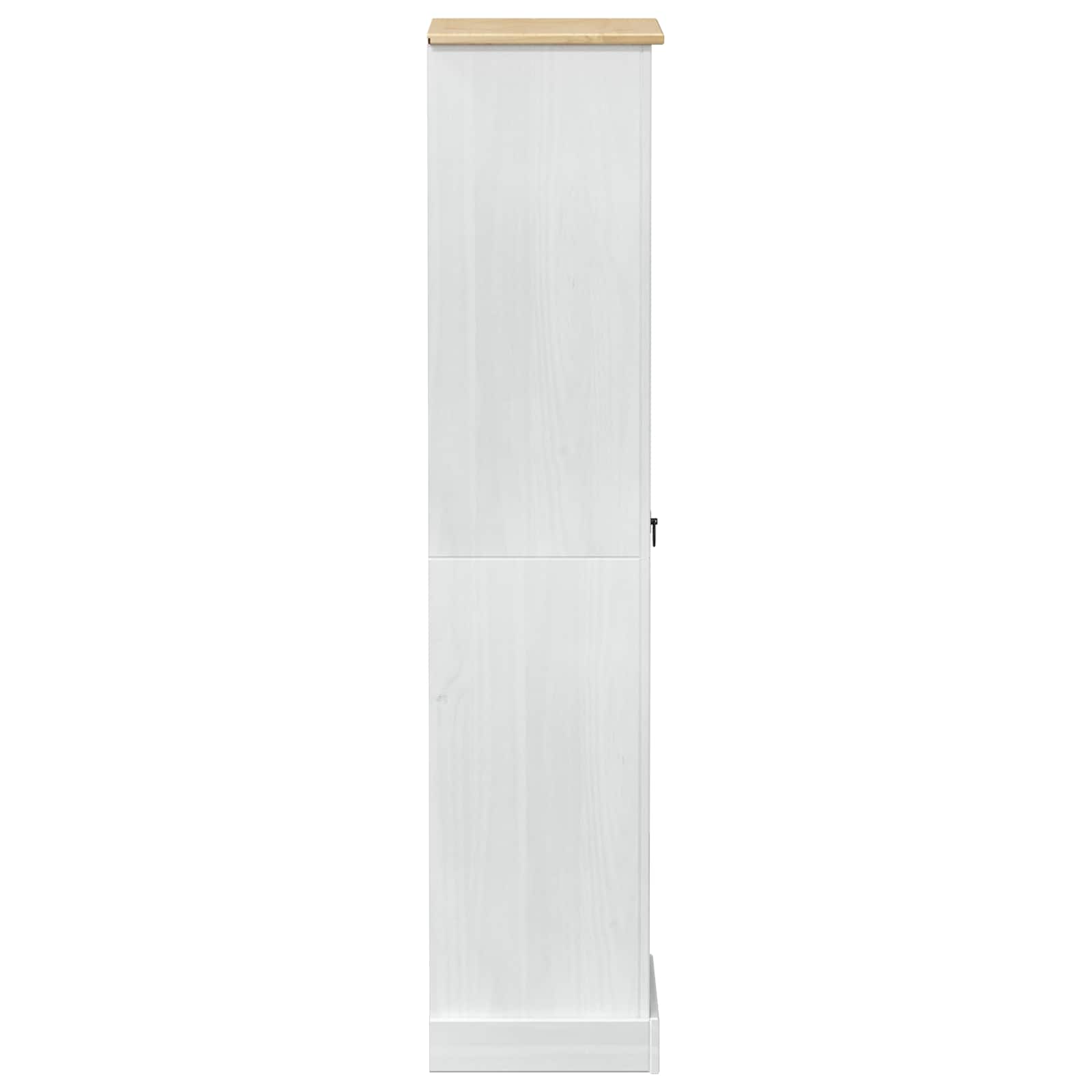 vidaXL Wardrobes White 55 x 38 x 170 cm Solid Pine Wood 5
