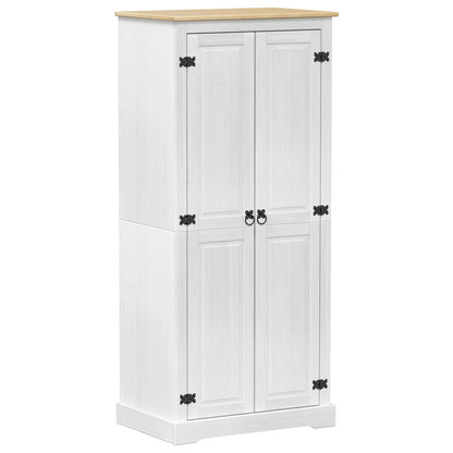 vidaXL Wardrobes White 76 x 50 x 170 cm Solid Pine Wood 2