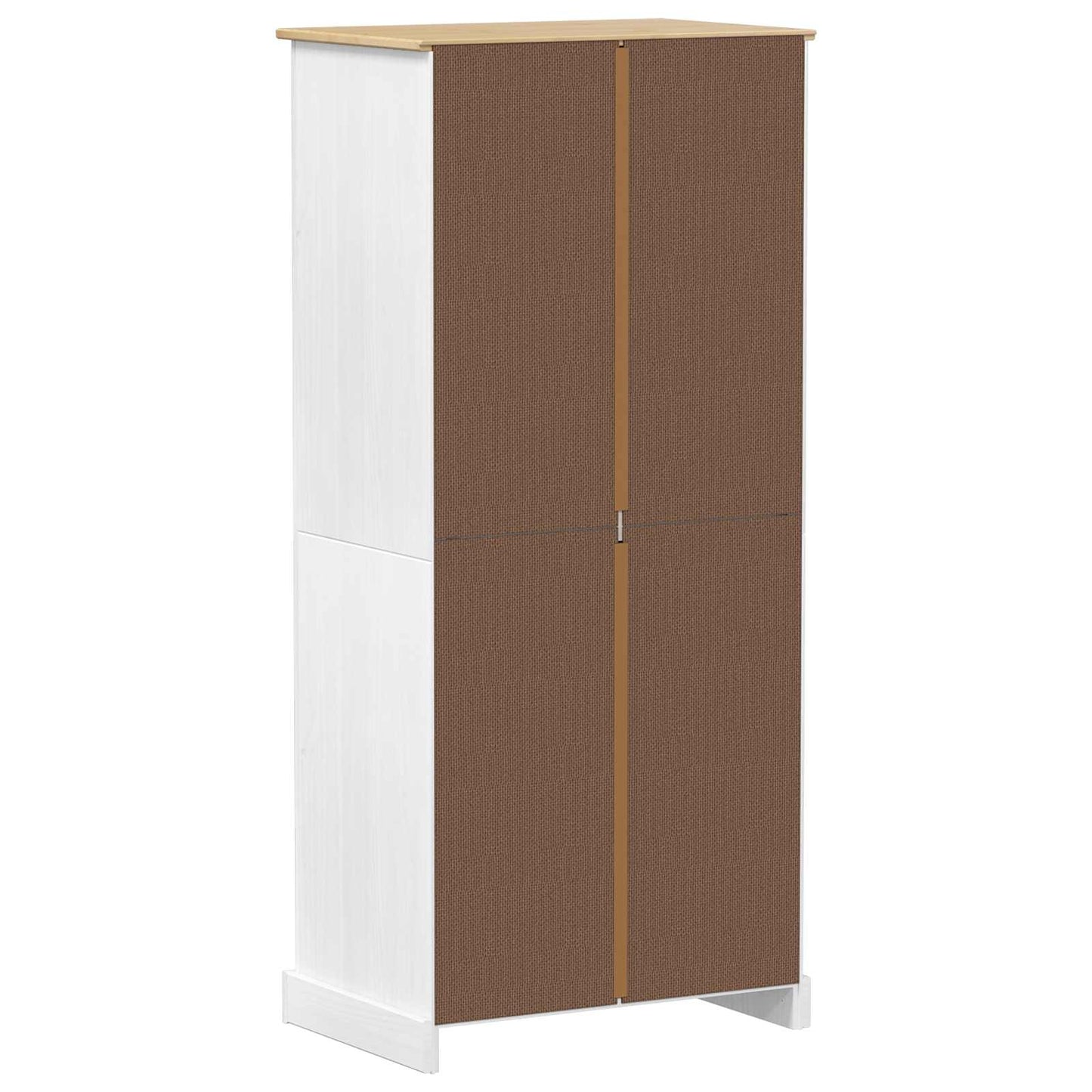 vidaXL Wardrobes White 76 x 50 x 170 cm Solid Pine Wood 6