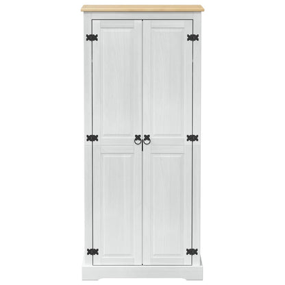 vidaXL Wardrobes White 76 x 50 x 170 cm Solid Pine Wood 4