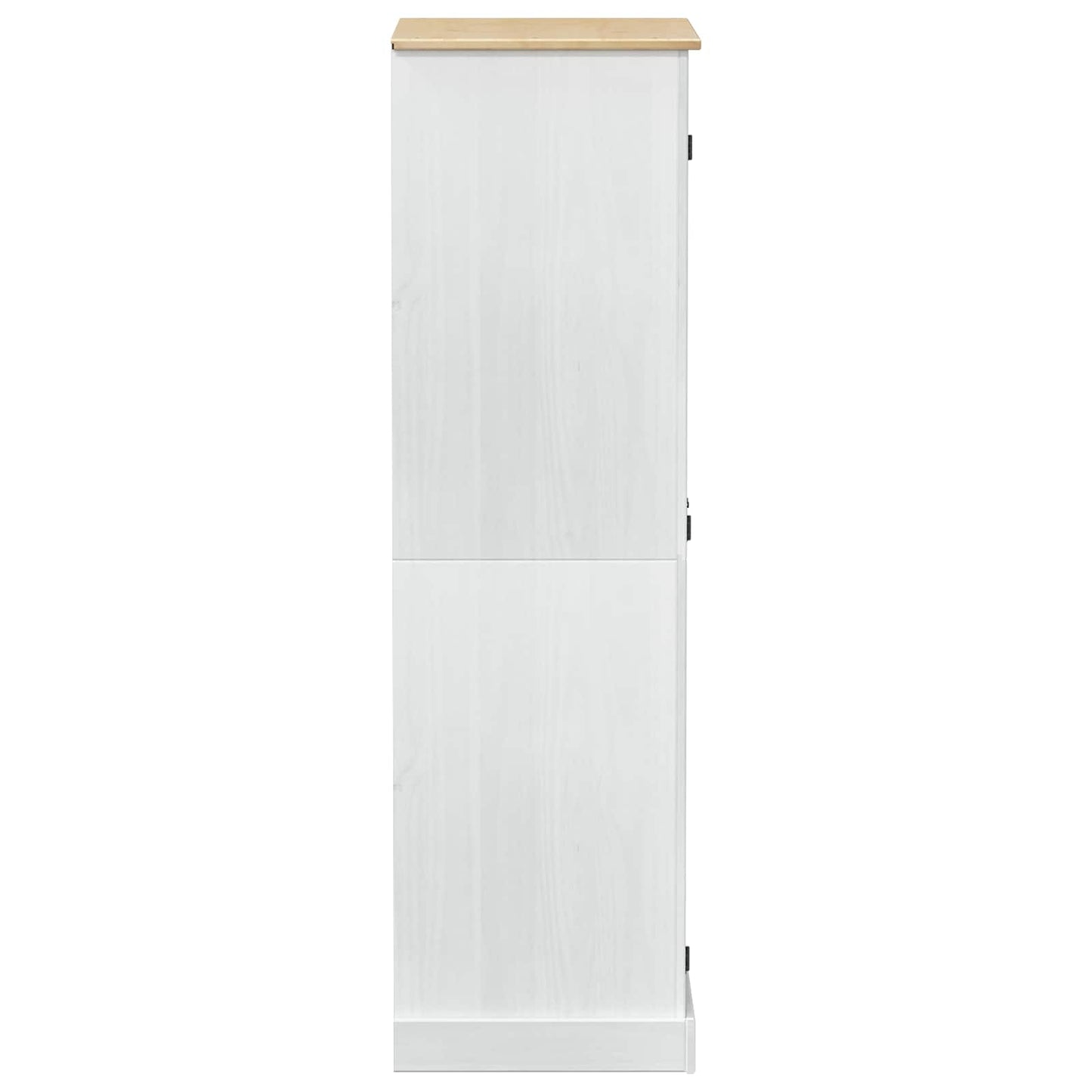 vidaXL Wardrobes White 76 x 50 x 170 cm Solid Pine Wood 5