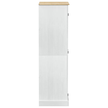 vidaXL Wardrobes White 76 x 50 x 170 cm Solid Pine Wood 5