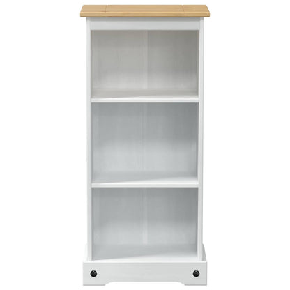 vidaXL Bookcase 46 x 29 x 100 cm Solid Pine Wood White 4