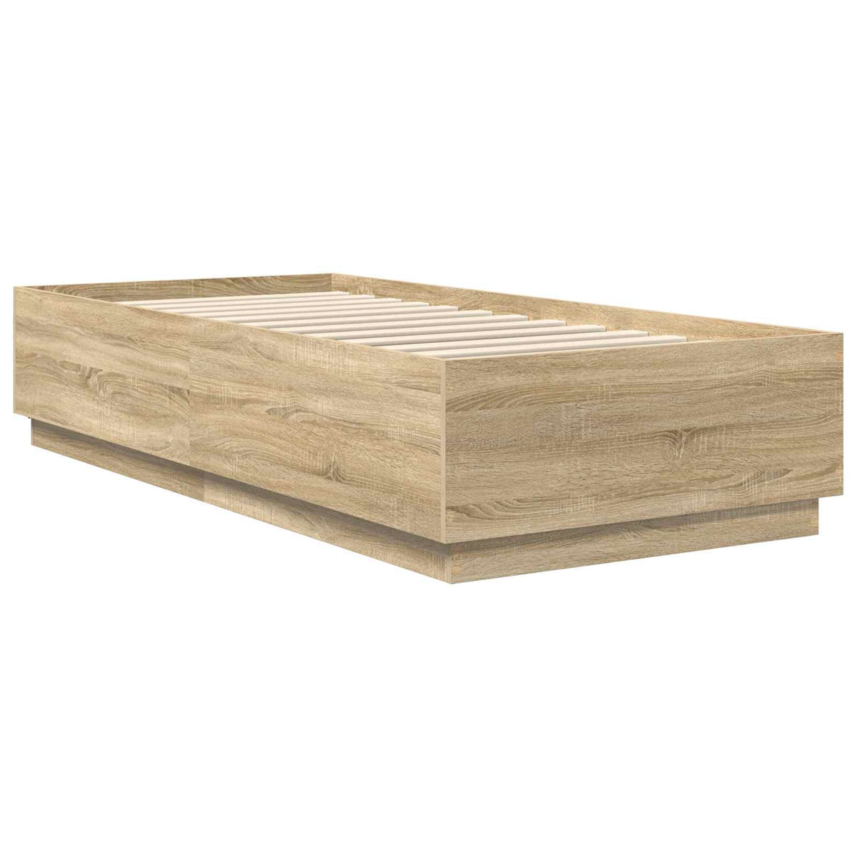 Bed Frame Engineered Wood Length 190 cm Sonoma oak 75 cm