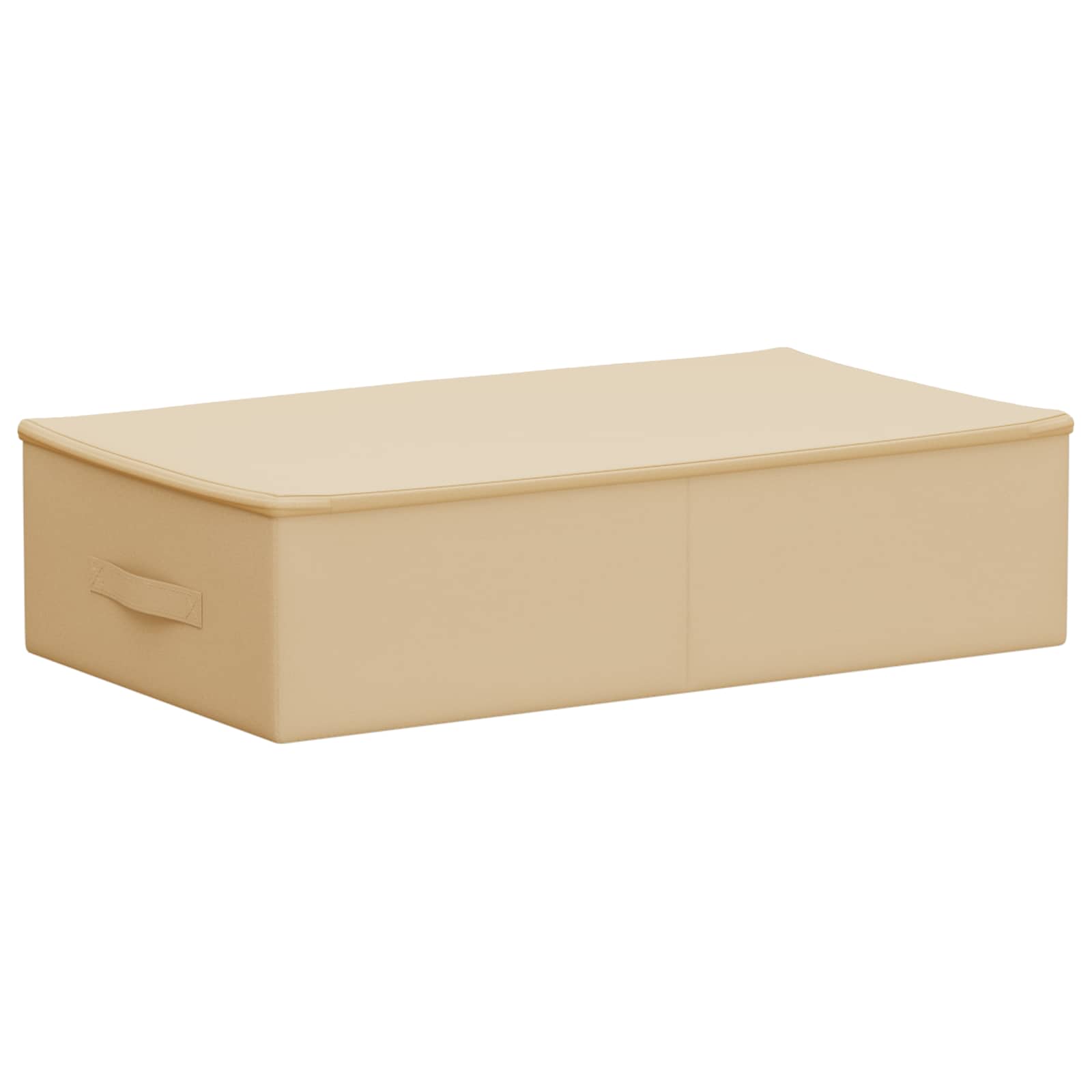 vidaXL Storage Box 6 pcs Non-woven fabric 70 x 40 x 18 cm 50.4 L Cream 6
