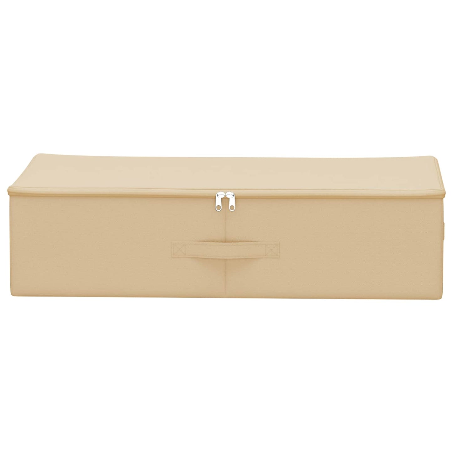vidaXL Storage Box 6 pcs Non-woven fabric 70 x 40 x 18 cm 50.4 L Cream 4