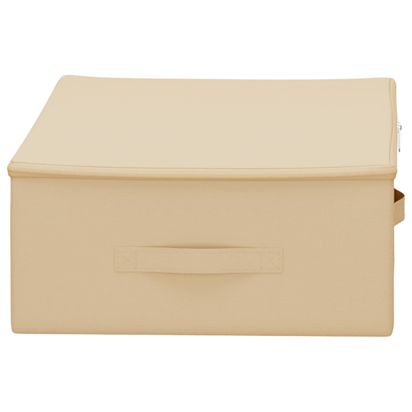 vidaXL Storage Box 6 pcs Non-woven fabric 70 x 40 x 18 cm 50.4 L Cream 5
