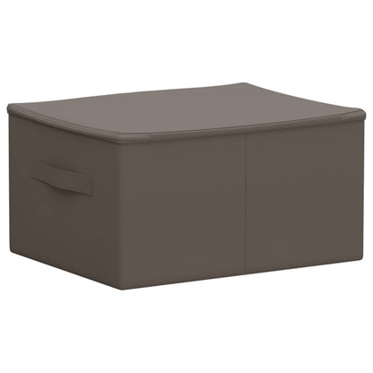vidaXL Storage Box 6 pcs Non-woven fabric 50 x 30 x 25 cm 37.5 L Grey 6