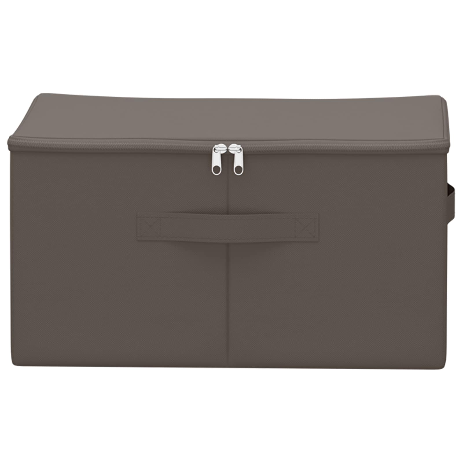 vidaXL Storage Box 6 pcs Non-woven fabric 50 x 30 x 25 cm 37.5 L Grey 4