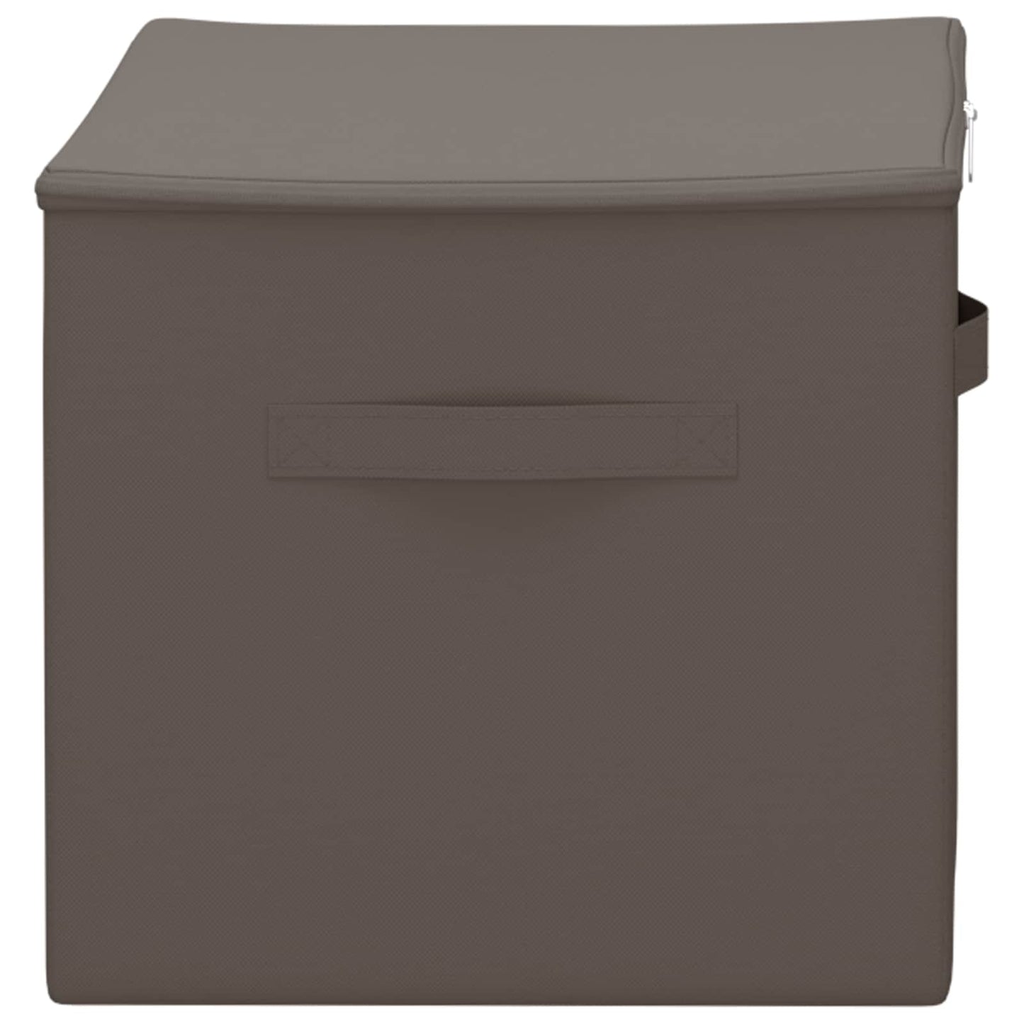 vidaXL Storage Box 6 pcs Non-woven fabric 60 x 43 x 35 cm 90.3 L Grey 5