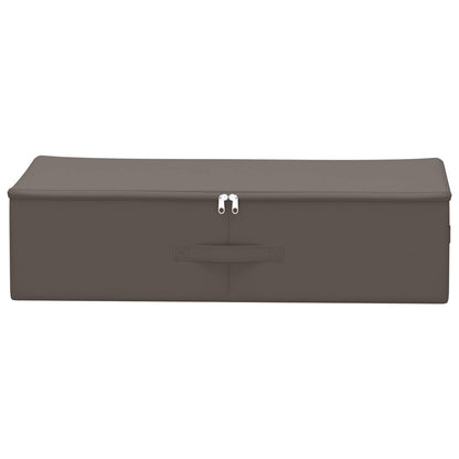 vidaXL Storage Box 6 pcs Non-woven fabric 70 x 40 x 18 cm 50.4 L Grey 4