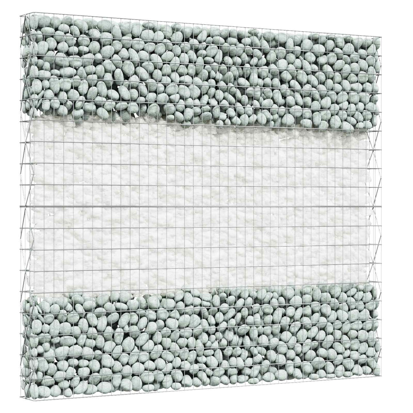 vidaXL Garden Stones White 12 cm Glass 3