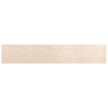 vidaXL Rug Runner MARSA Cream 80 x 400 cm Polyester and PVC 2