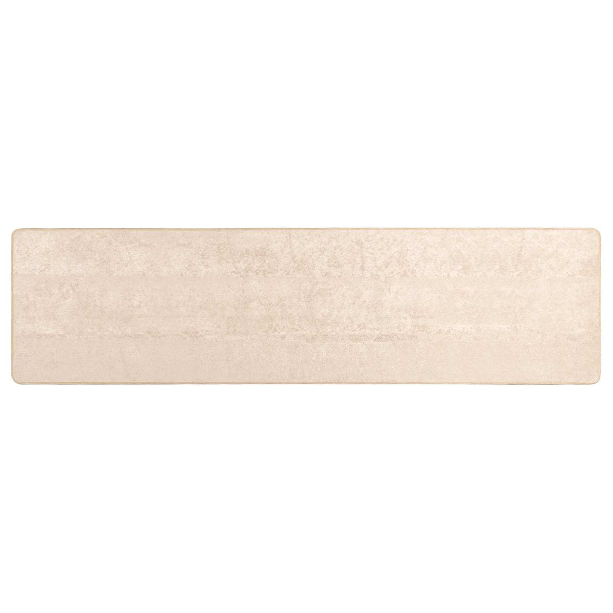 vidaXL Rug Runner MARSA Cream 100 x 300 cm Polyester and PVC 2
