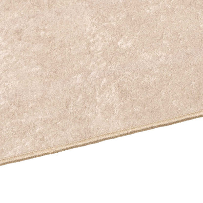 vidaXL Rug Runner MARSA Cream 100 x 350 cm Polyester and PVC 3