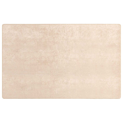 vidaXL Rug Runner MARSA Cream 150 x 230 cm Polyester and PVC 2
