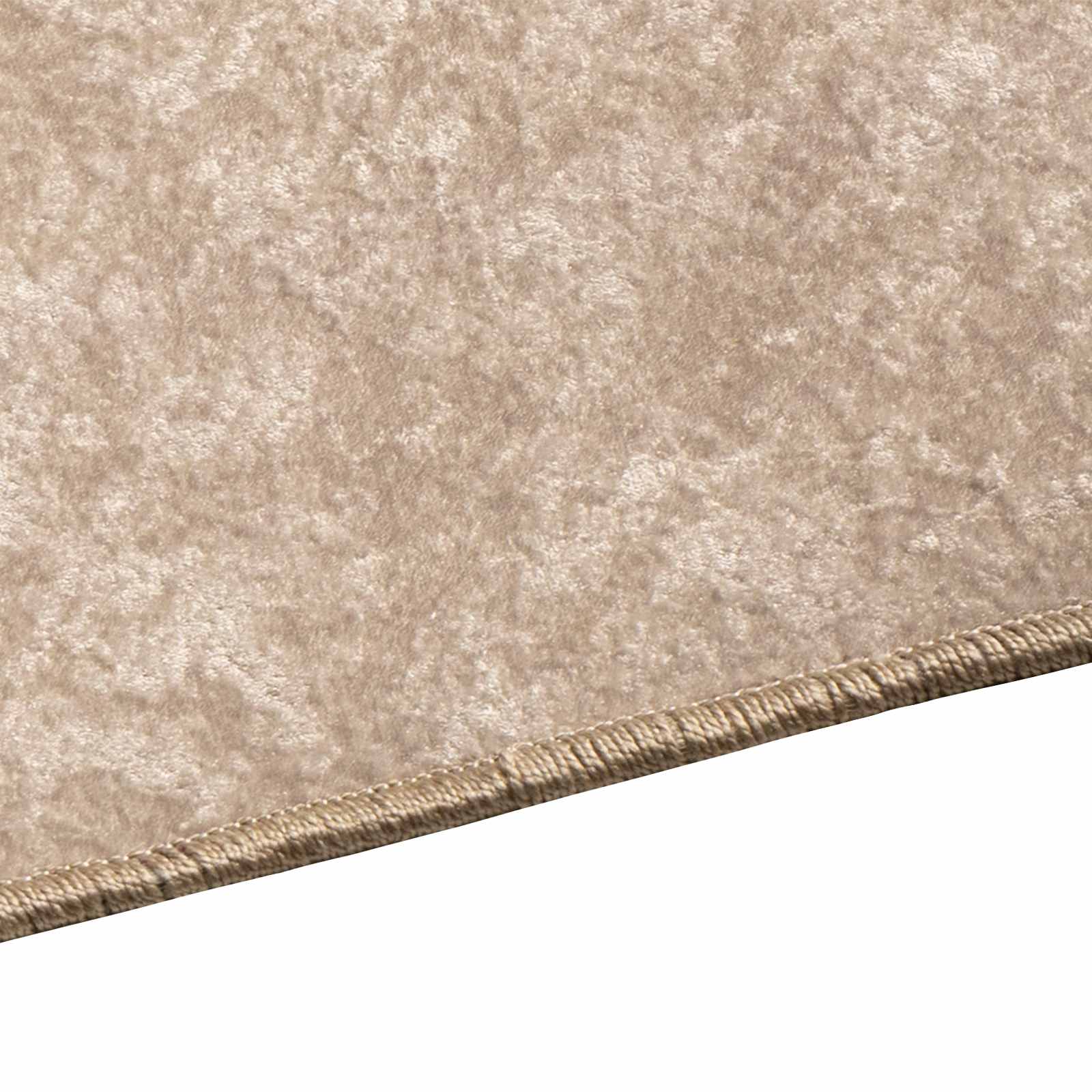 vidaXL Rug Runner MARSA Beige 80 x 350 cm Polyester and PVC 3