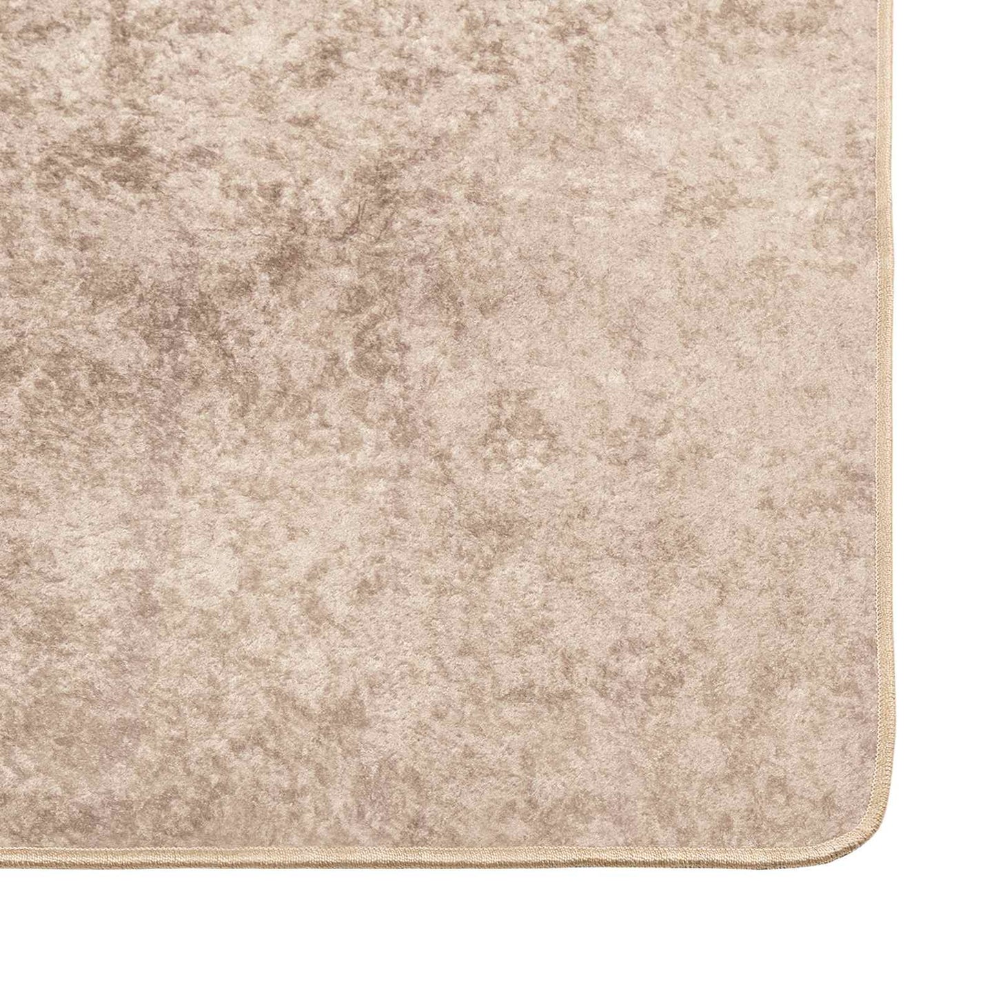 vidaXL Rug Runner MARSA Beige 80 x 350 cm Polyester and PVC 5
