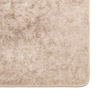 vidaXL Rug Runner MARSA Beige 80 x 350 cm Polyester and PVC 5