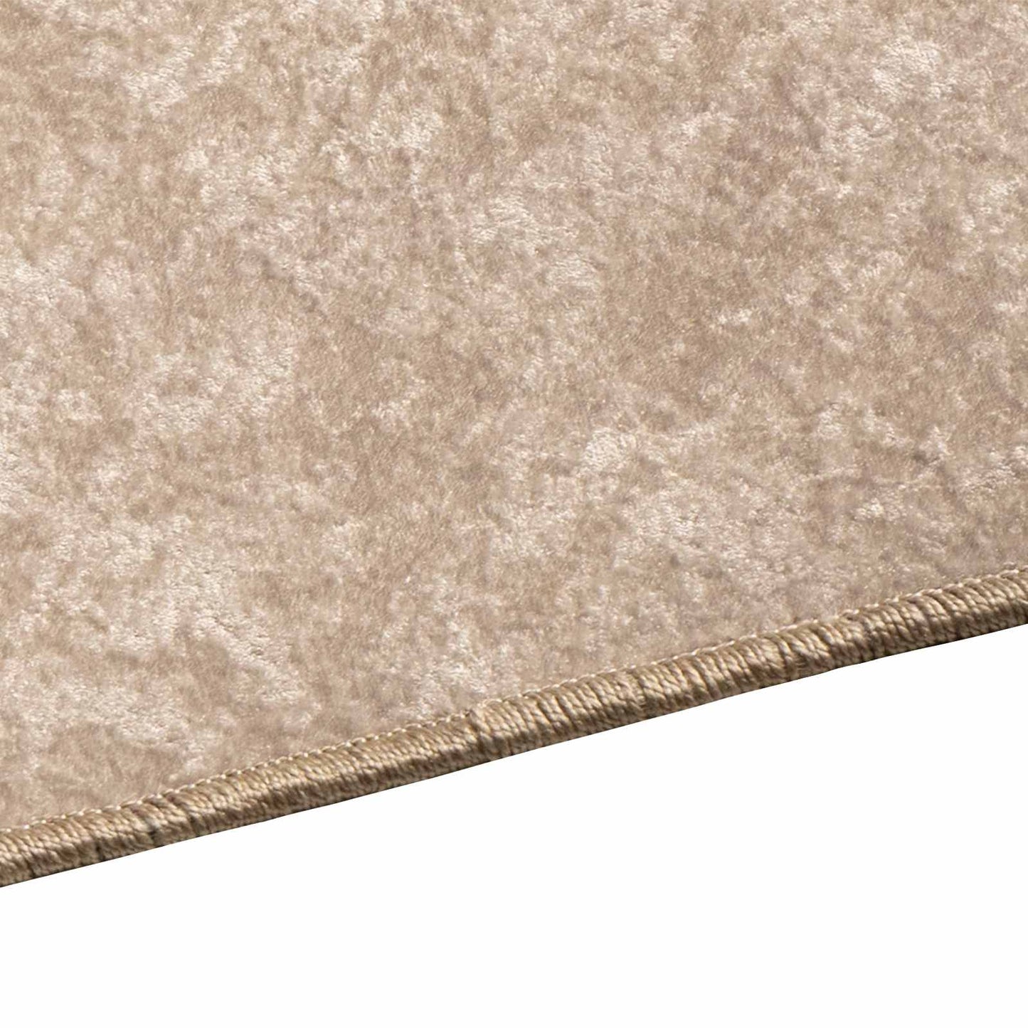 vidaXL Rug Runner MARSA Beige 150 x 230 cm Polyester and PVC 3