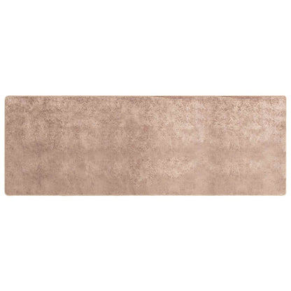 vidaXL Rug Runner MARSA Sand 100 x 250 cm Polyester and PVC 2