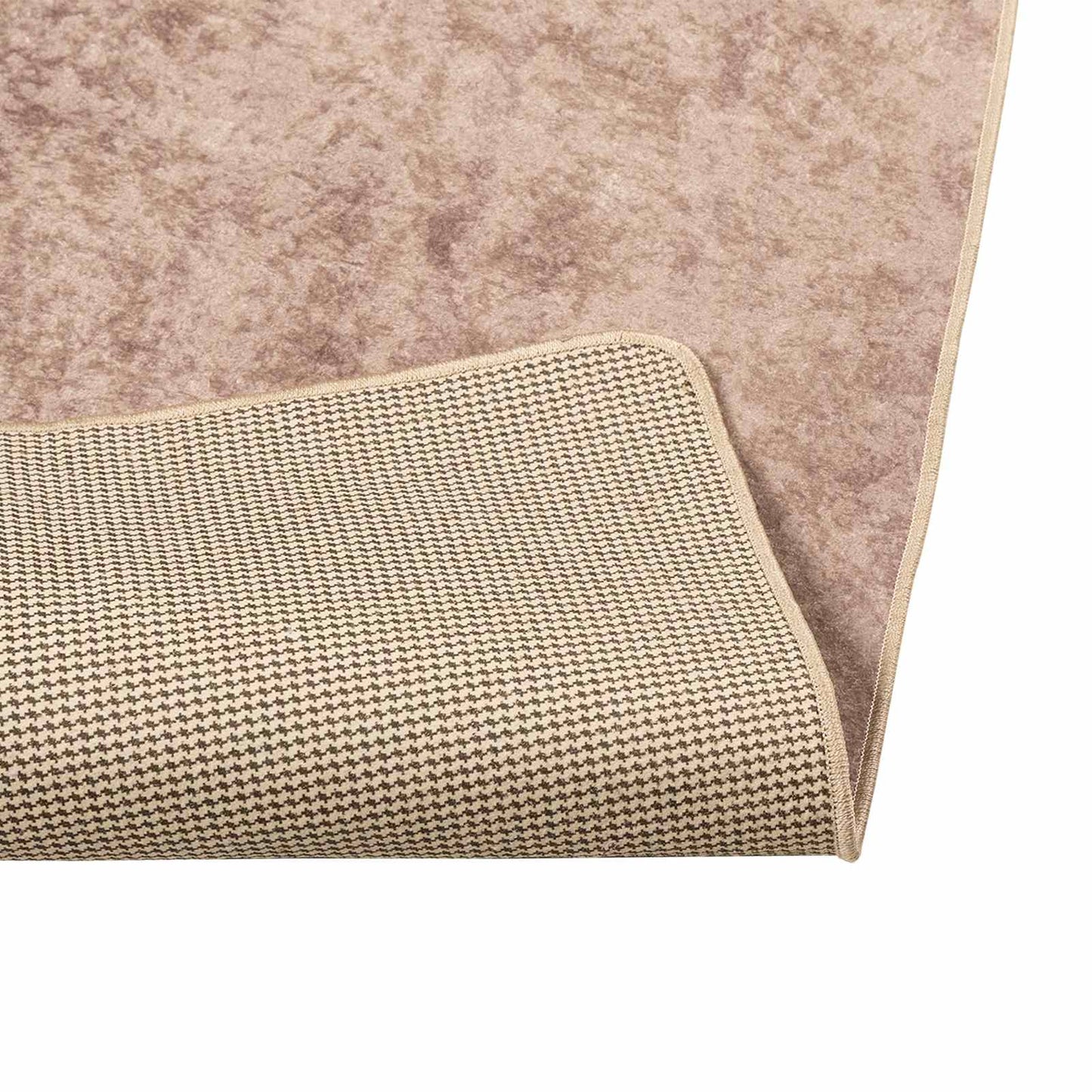 vidaXL Rug Runner MARSA Sand 100 x 300 cm Polyester and PVC 4