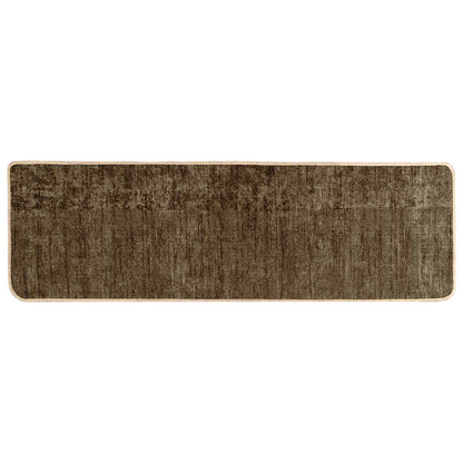 vidaXL Rug Runner MARSA Forest Green 100 x 300 cm Polyester and PVC 2