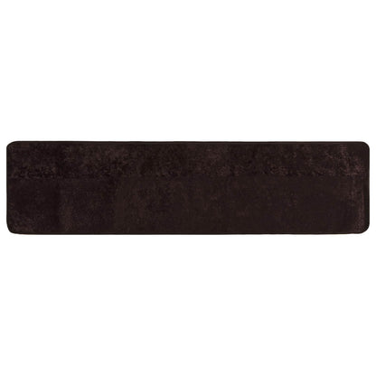 vidaXL Rug Runner MARSA Anthracite 80 x 400 cm Polyester and PVC 2