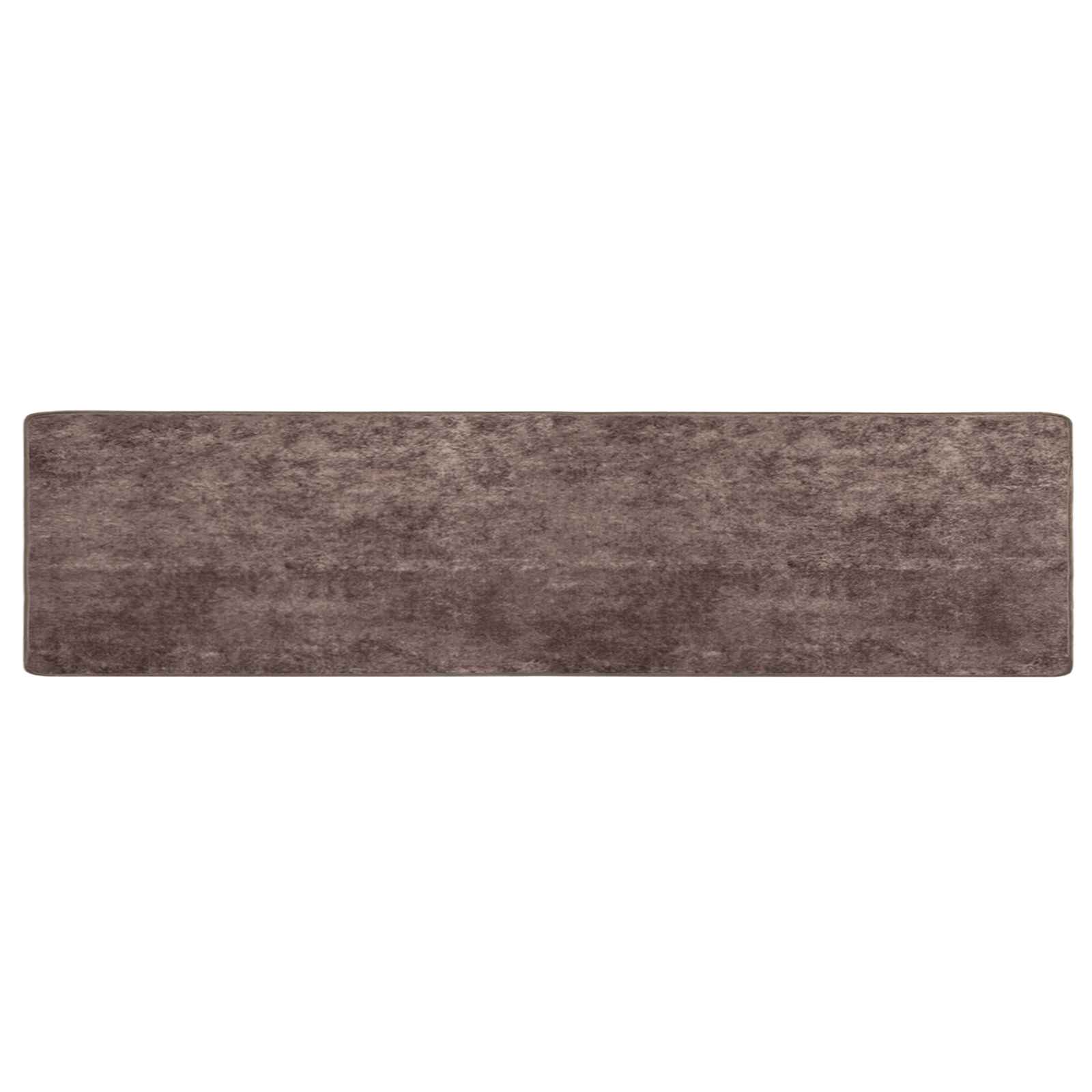 vidaXL Rug Runner MARSA Grey 80 x 450 cm Polyester and PVC 2