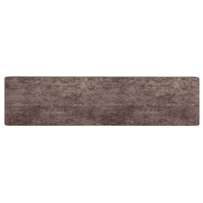 vidaXL Rug Runner MARSA Grey 80 x 450 cm Polyester and PVC 2