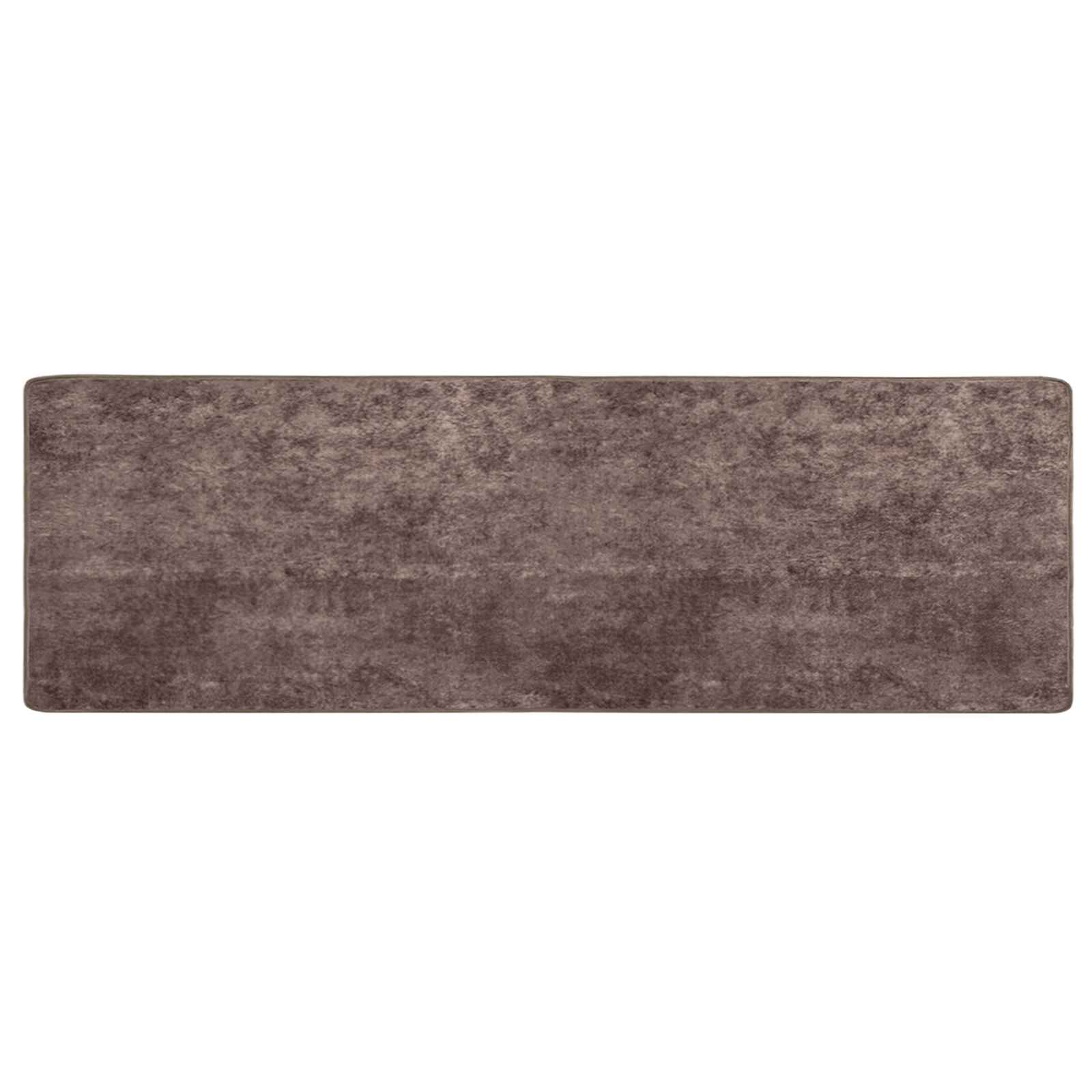 vidaXL Rug Runner MARSA Grey 100 x 350 cm Polyester and PVC 2