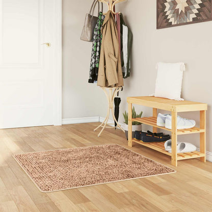vidaXL Rug Runner MARSA Polyester and PVC Brown 50 x 100 cm – 100 x 250 cm