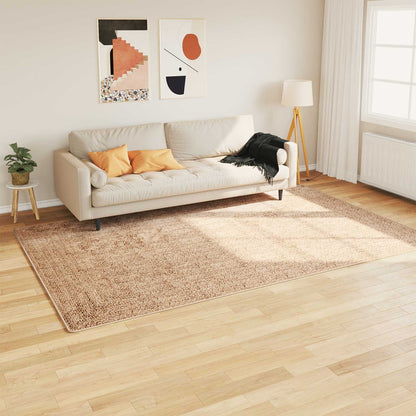 vidaXL Rug Runner MARSA Yellow 150 x 230 cm Polyester and PVC 1