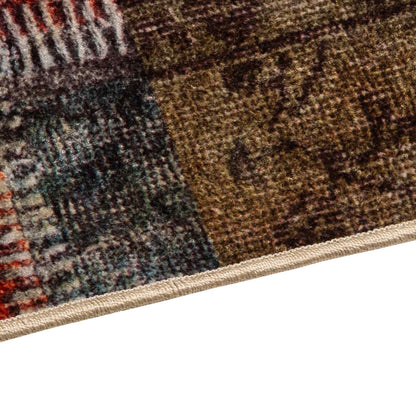 vidaXL Rug Runner MARSA Multicolour 80 x 400 cm Polyester and PVC 3