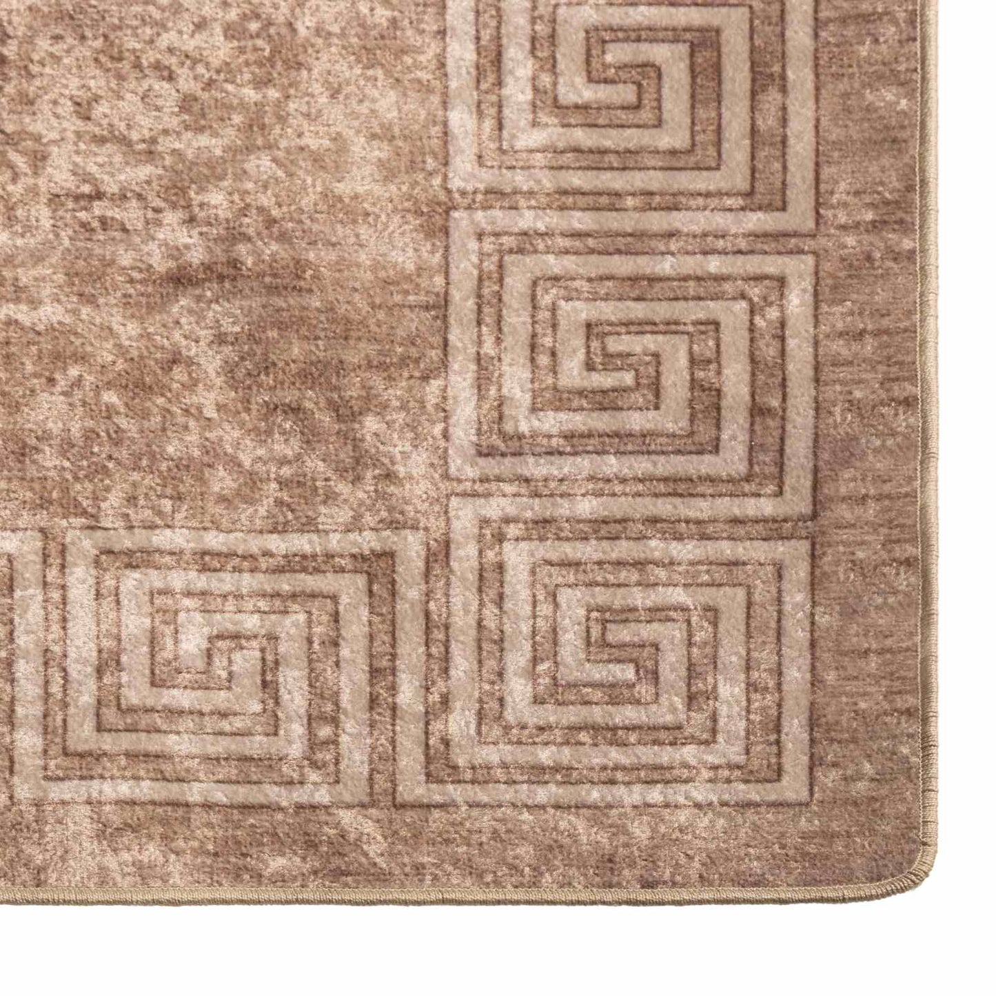 vidaXL Rug Runner MARSA White 80 x 350 cm Polyester and PVC 5