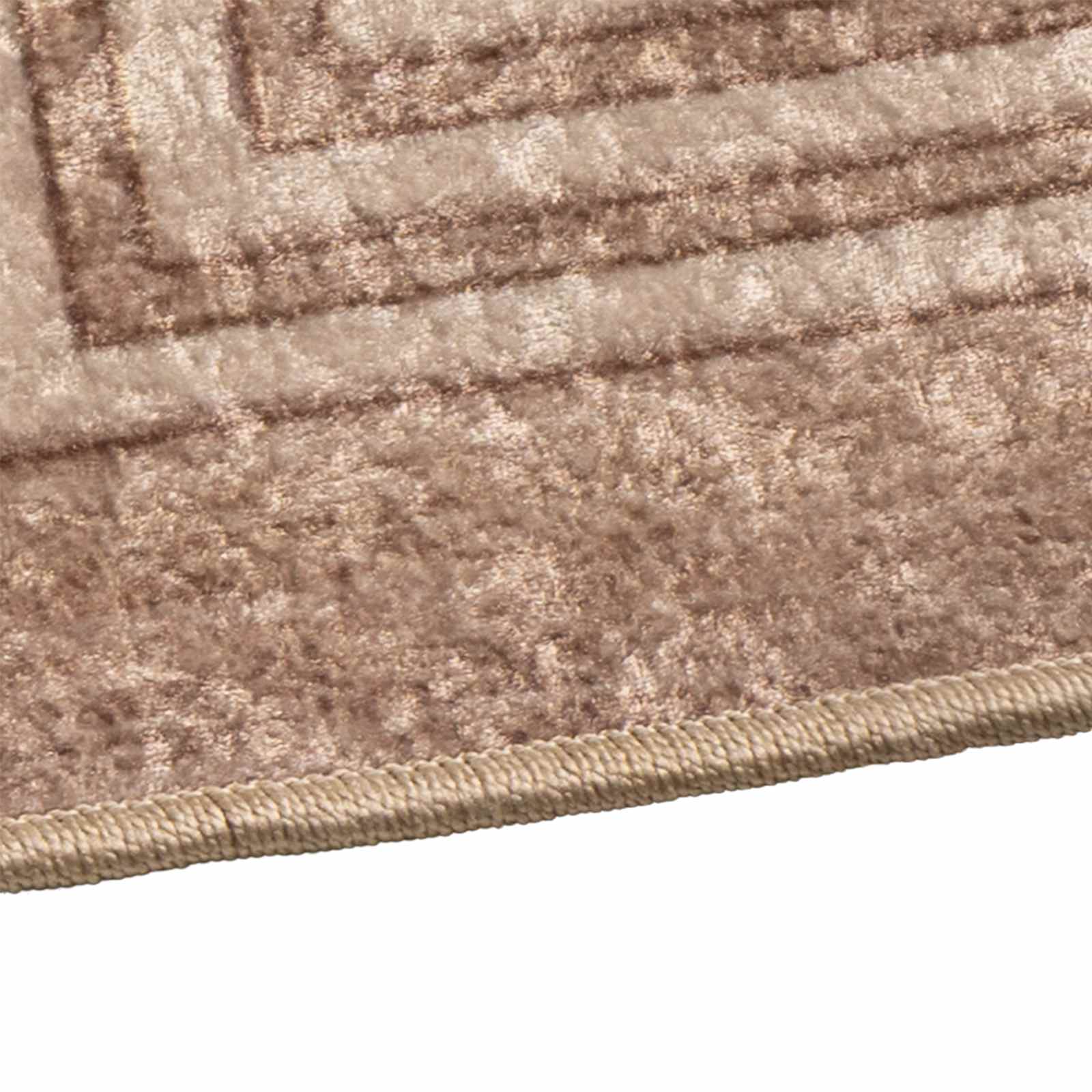 vidaXL Rug Runner MARSA White 80 x 400 cm Polyester and PVC 3