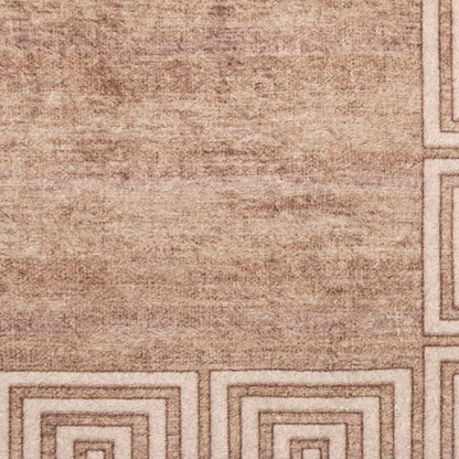 vidaXL Rug Runner MARSA White 80 x 400 cm Polyester and PVC 6