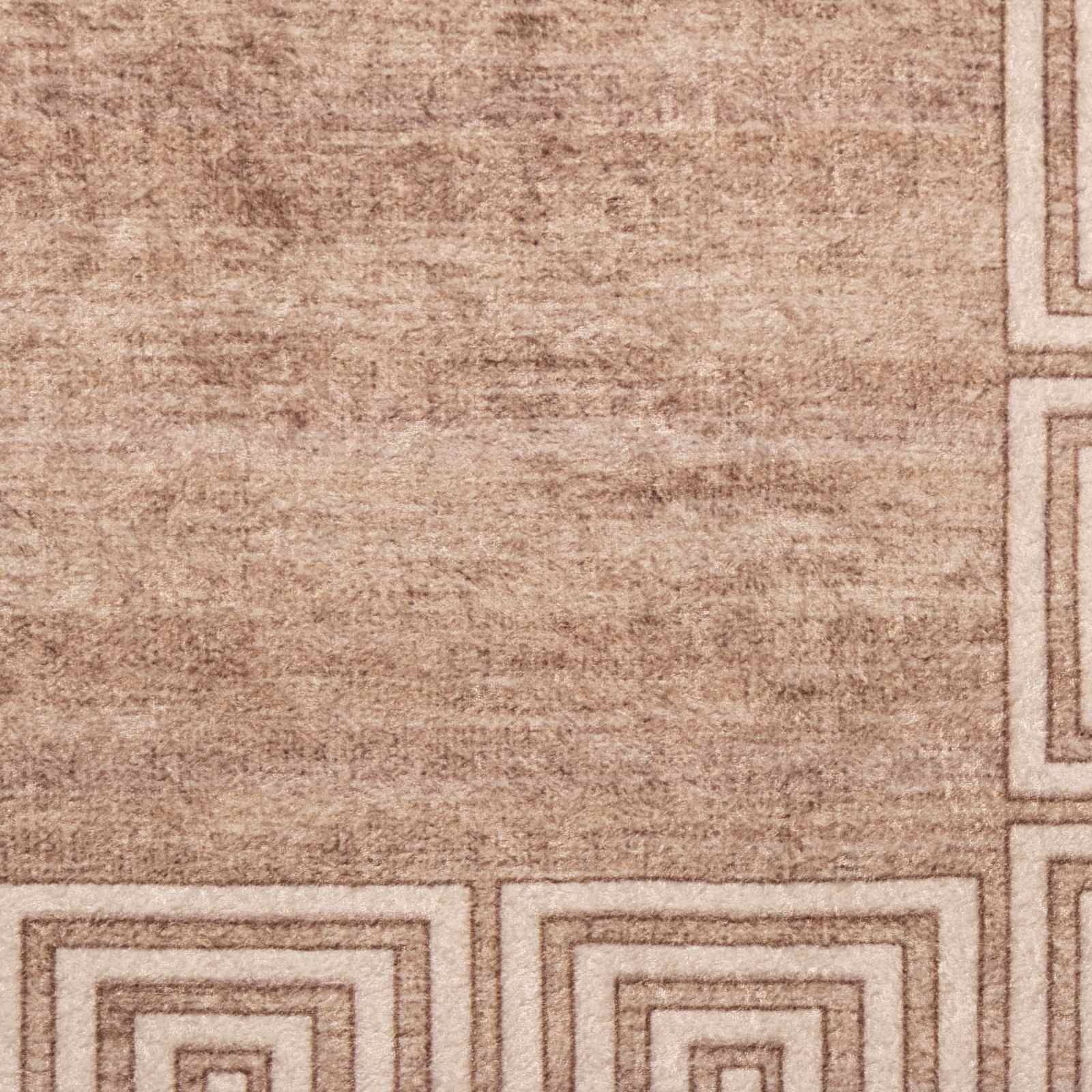 vidaXL Rug Runner MARSA White 100 x 350 cm Polyester and PVC 6