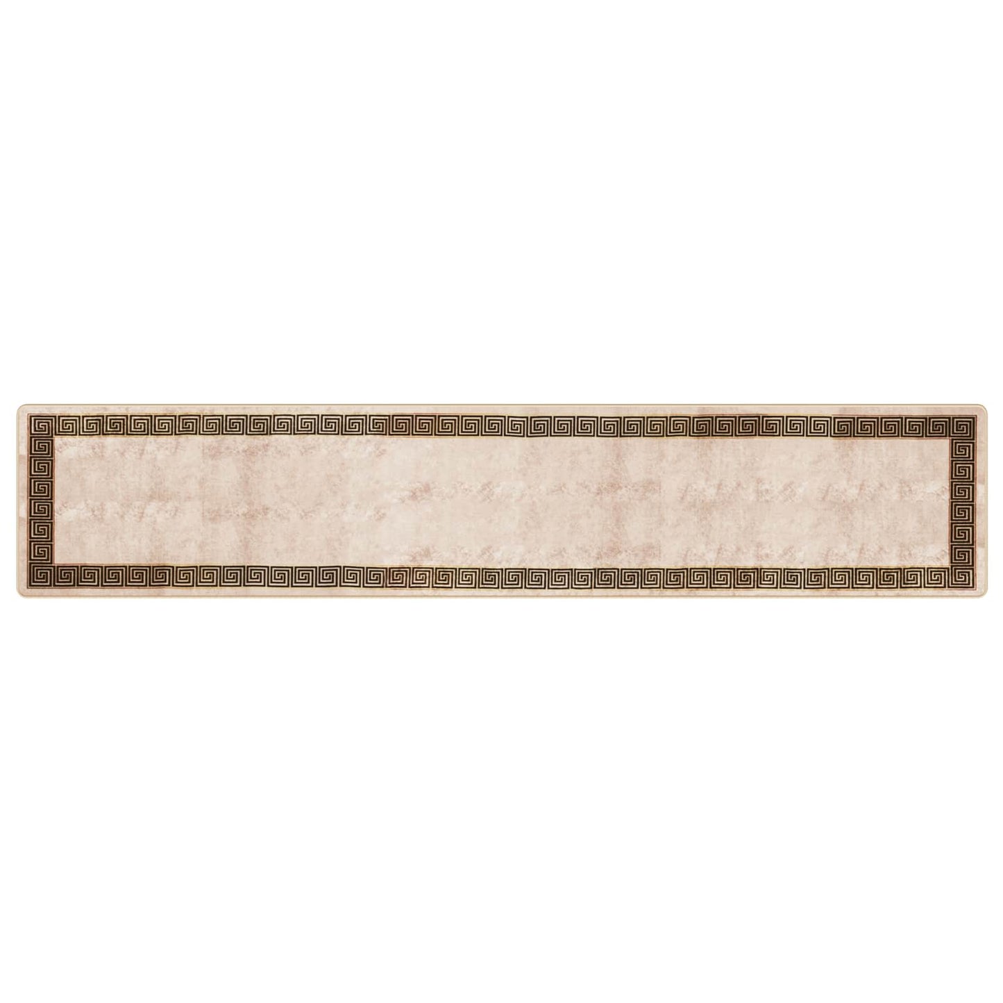 vidaXL Rug Runner MARSA Black 80 x 400 cm Polyester and PVC 2