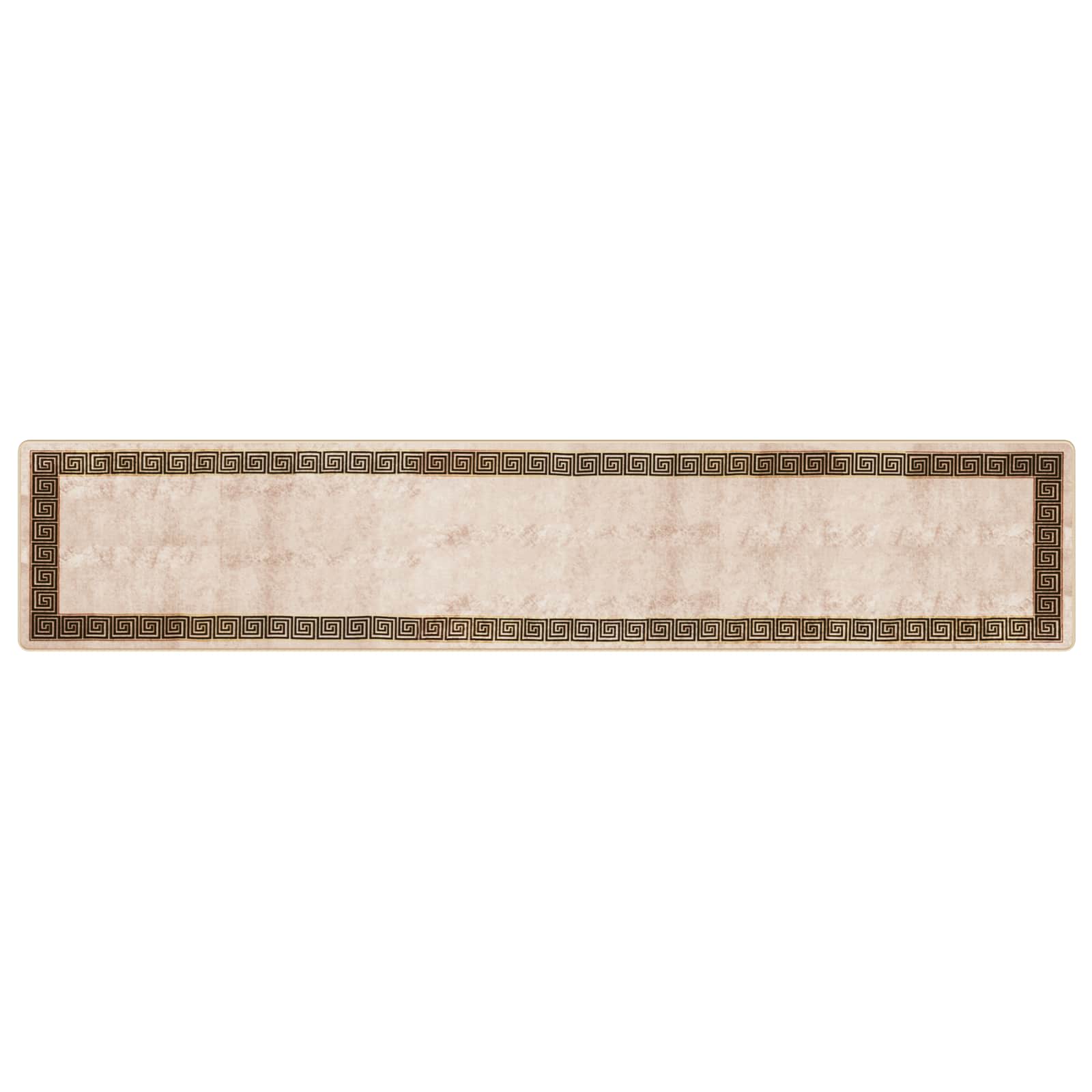 vidaXL Rug Runner MARSA Black 80 x 400 cm Polyester and PVC 2