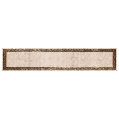 vidaXL Rug Runner MARSA Black 80 x 400 cm Polyester and PVC 2