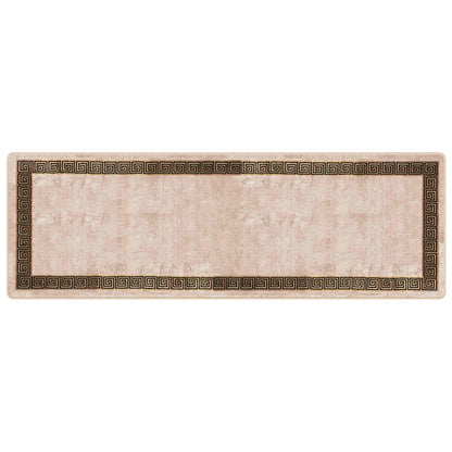 vidaXL Rug Runner MARSA Black 100 x 300 cm Polyester and PVC 2