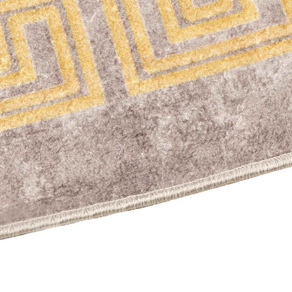 vidaXL Rug Runner MARSA Grey 80 x 400 cm Polyester and PVC 3