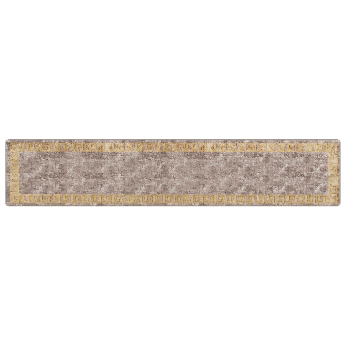 vidaXL Rug Runner MARSA Grey 80 x 400 cm Polyester and PVC 2