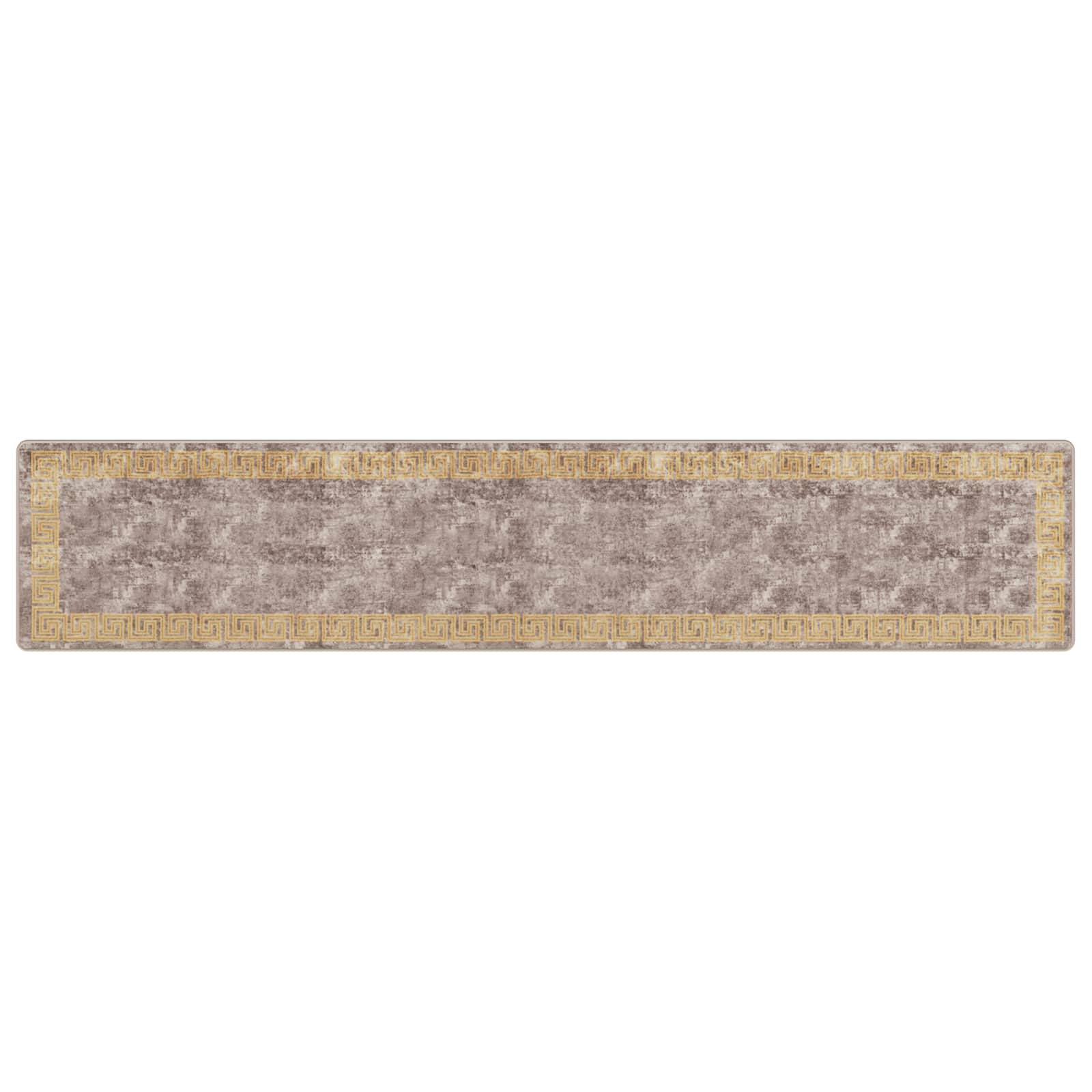 vidaXL Rug Runner MARSA Grey 80 x 400 cm Polyester and PVC 2