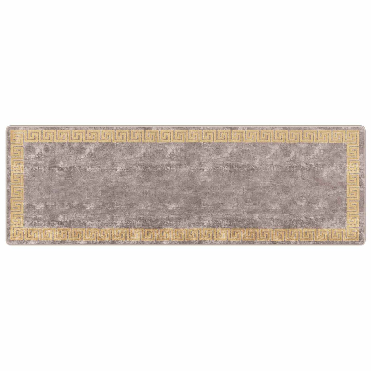vidaXL Rug Runner MARSA Grey 100 x 300 cm Polyester and PVC 2